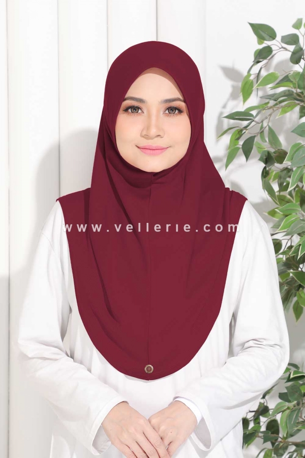 Tudung Adeela Active Size M - Chilly Red Tudung Adeela Active Size M - Chilly Red